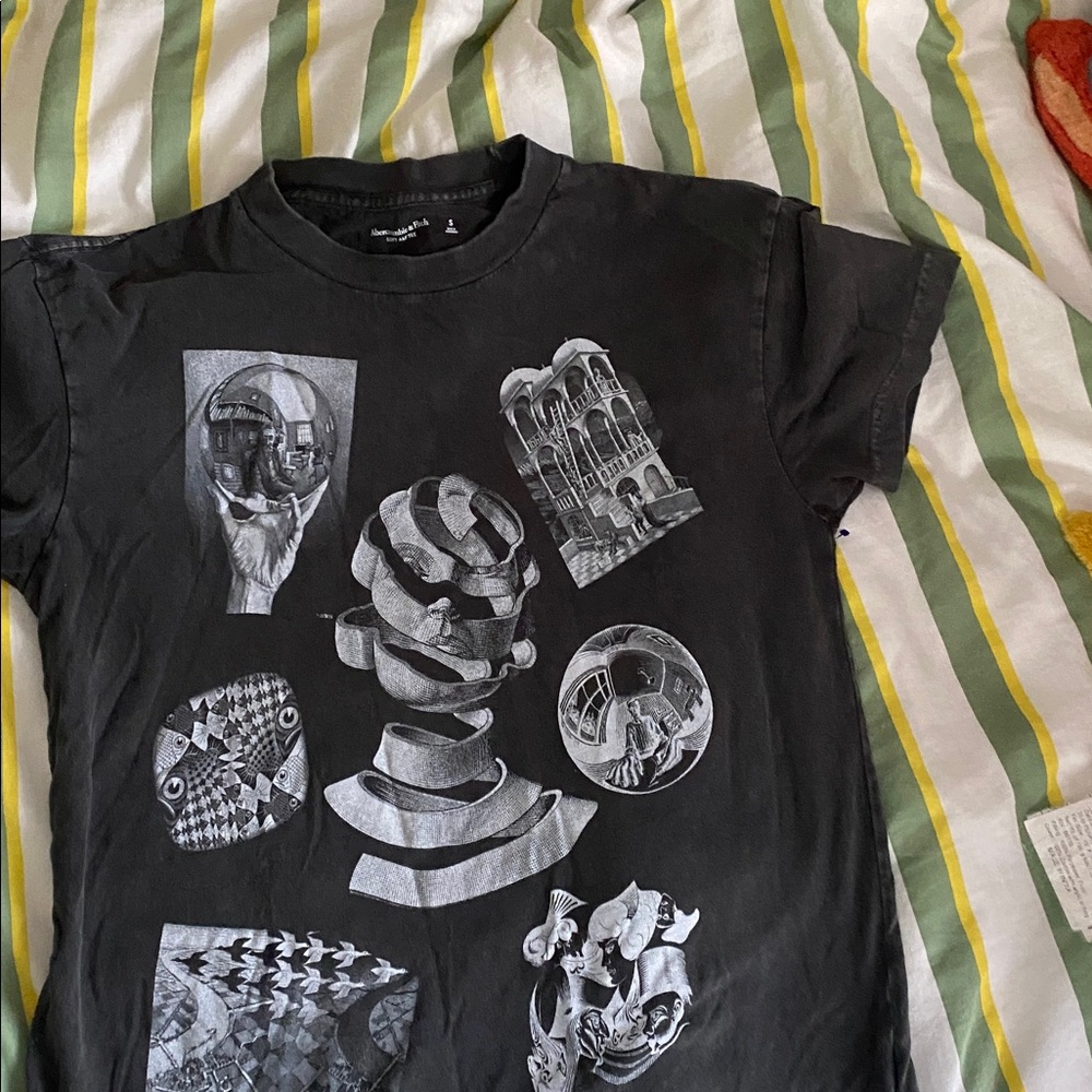 Abercrombie & Fitch Charcoal Tee